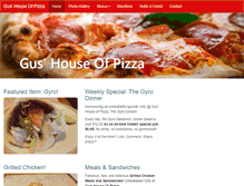 Tablet Screenshot of pizzabygus.com